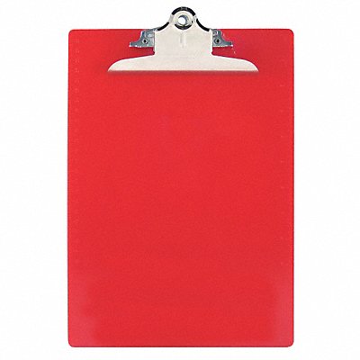 Clipboard Letter Size Plastic Red MPN:21601