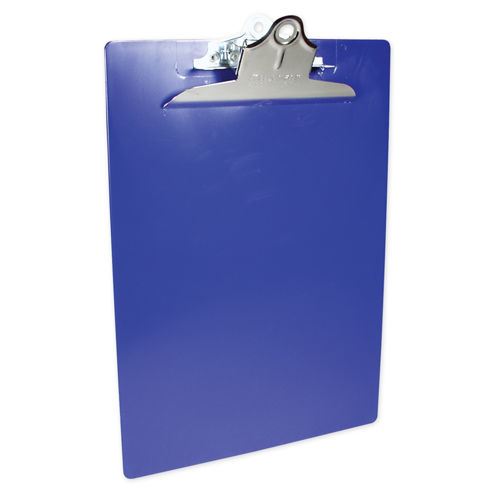 Saunders Plastic Clipboard, 8 1/2in x 12in, Blue (Min Order Qty 7) MPN:21602