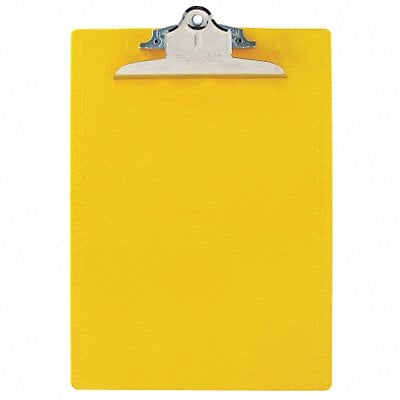 Clipboard Letter Size Plastic Yellow MPN:21605