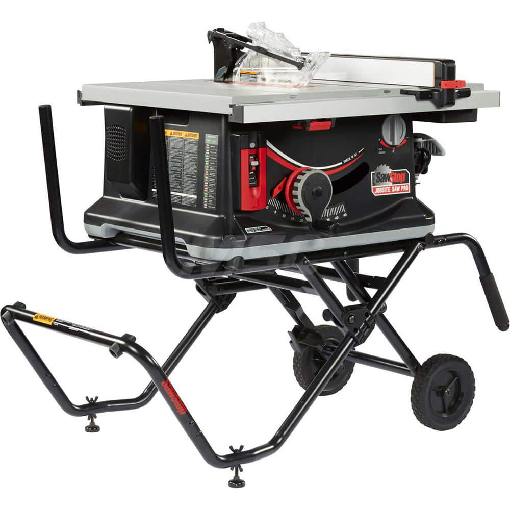 Portable Jobsite Table Saw PRO with Mobile Cart Assembly - 15A,120V,60Hz MPN:JSS-120A60