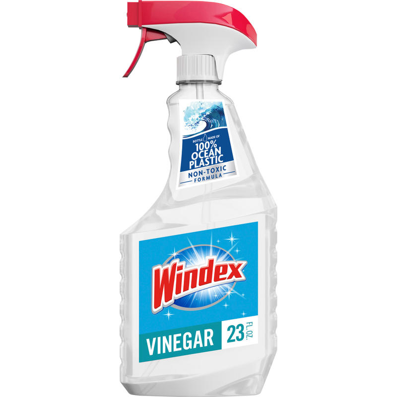 Windex Multi-Surface Vinegar Cleaning Spray, Fresh Clean Scent, 23 Oz Bottle (Min Order Qty 9) MPN:312620