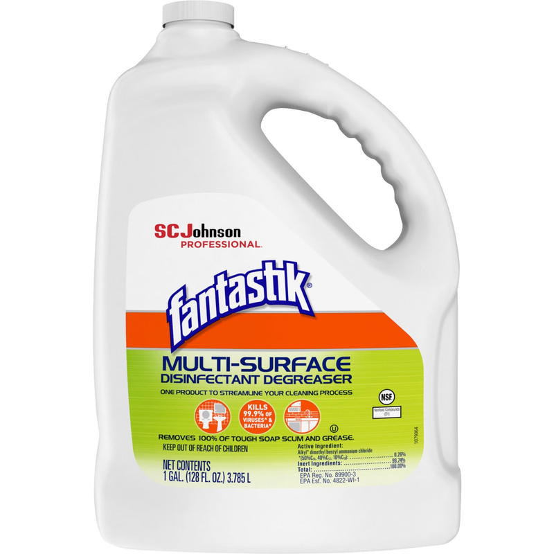 Fantastik Disinfectant Degreaser Spray, Fresh Scent, 1 Gallon (Min Order Qty 4) MPN:SJN311930