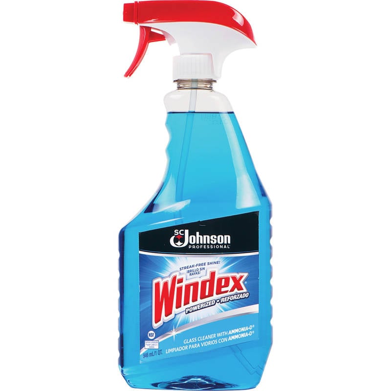 Windex Glass Cleaner With Ammonia-D, 32 Oz Bottle (Min Order Qty 11) MPN:SJN695155