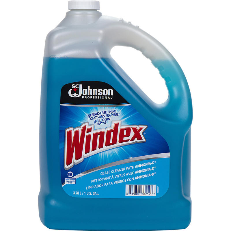 Windex Glass Cleaner With Ammonia-D, 128 Oz Bottle (Min Order Qty 5) MPN:90940