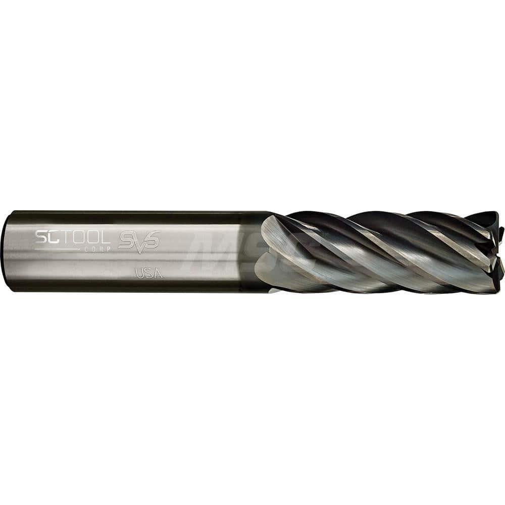 Corner Radius End Mill: 1/2