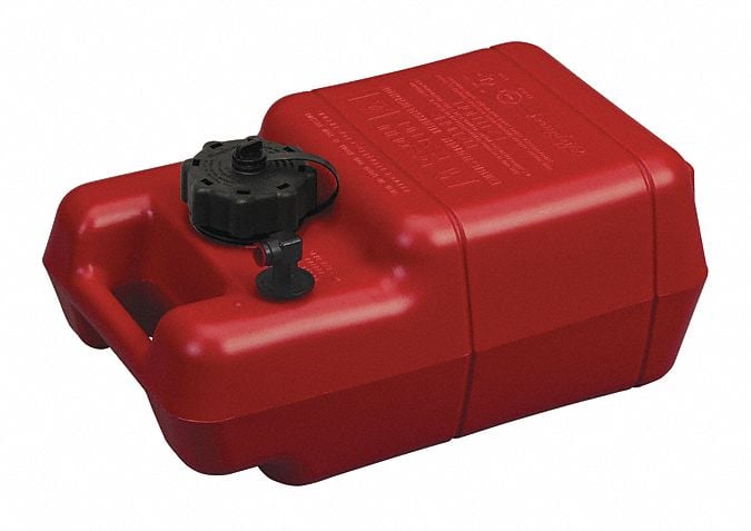 Portable Fuel Tank Red 3 gal Plastic MPN:08590