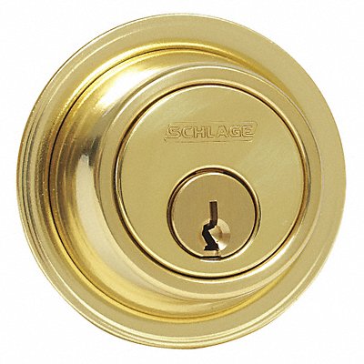 1-Cyl Deadbolt Standard Bright Brass KA MPN:B560P 605 C KA4