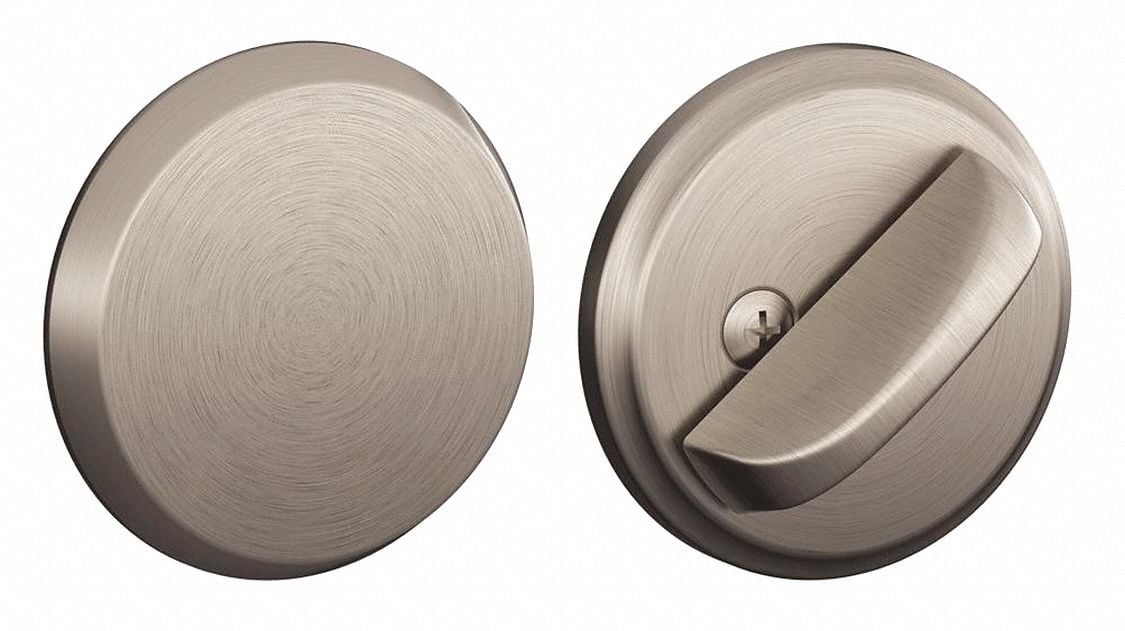 One-Sided Deadbolt Satin Nickel Finish MPN:B81N 619