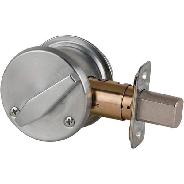 Deadbolts, Deadbolt Type: Single Cylinder , Lock Type: Single Cylinder , Finish: Satin Chrome , Hand Orientation: Non-Handed  MPN:B560B 626