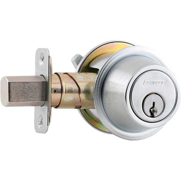 Deadbolts, Deadbolt Type: Single Cylinder , Lock Type: Single Cylinder , Finish: Satin Chrome , Hand Orientation: Non-Handed  MPN:B560P 626 C123