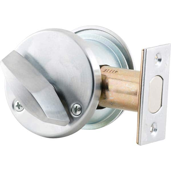 Deadbolts, Deadbolt Type: Single Cylinder , Lock Type: Single Cylinder , Finish: Satin Chrome , Hand Orientation: Non-Handed  MPN:B660P 626 C123