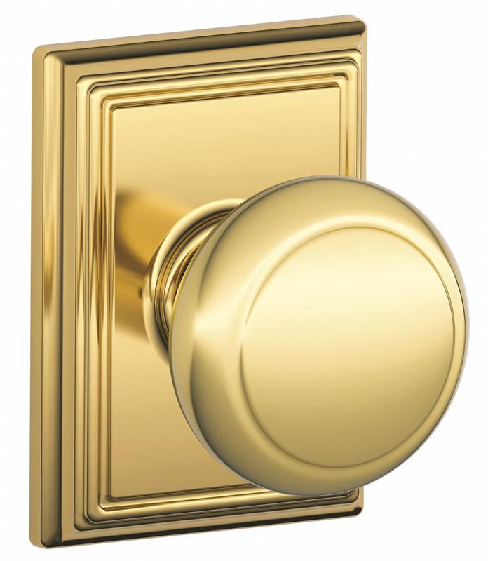 Knob Lockset Brass Passage Function Gr 2 MPN:F10 AND 505 AND