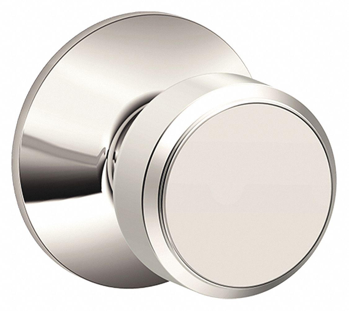 Knob Lockset Bright Nickel Passage Gr 2 MPN:F10 BWE 618