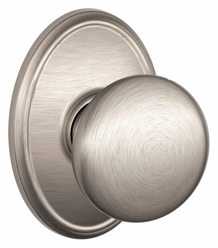 Knob Lockset Satin Nickel Passage Gr 2 MPN:F10 PLY 619 WKF