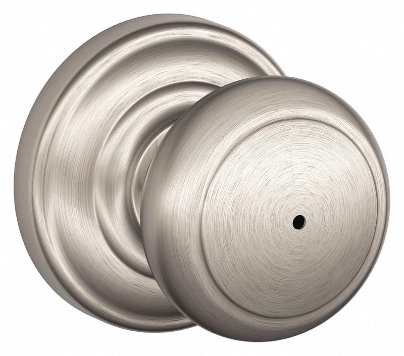 Knob Lockset Satin Nickel Privacy Gr 2 MPN:F40 AND 619 AND