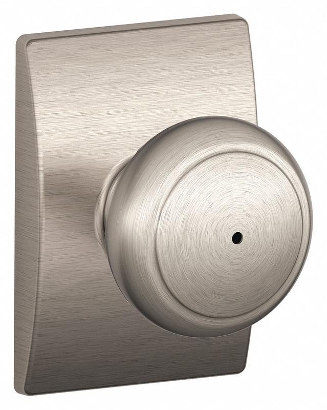 Knob Lockset Satin Nickel Privacy Gr 2 MPN:F40 AND 619 CEN