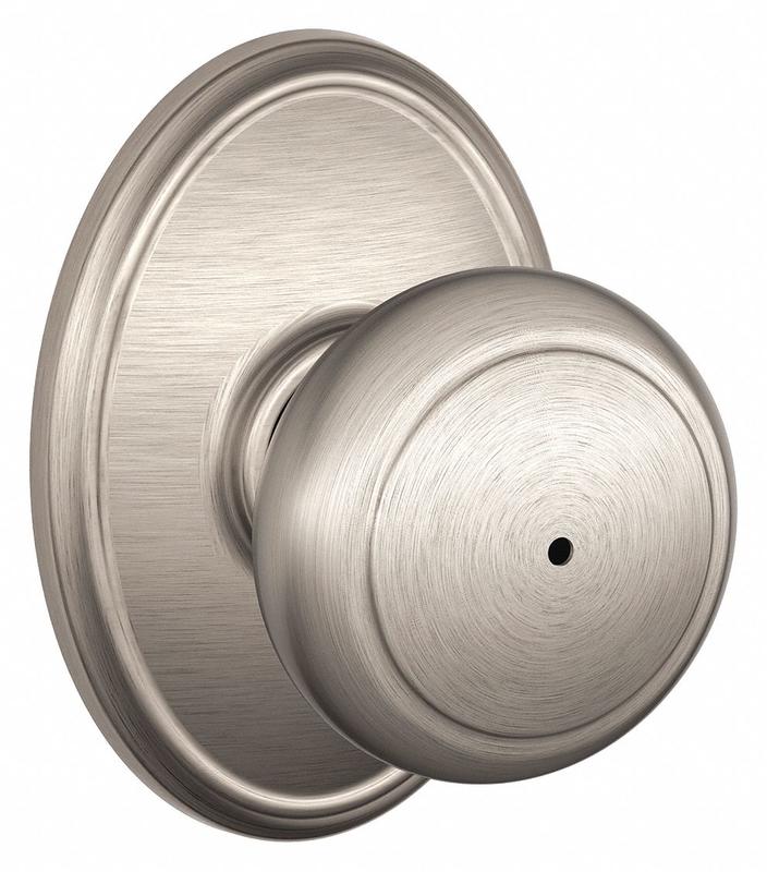 Knob Lockset Satin Nickel Privacy Gr 2 MPN:F40 AND 619 WKF