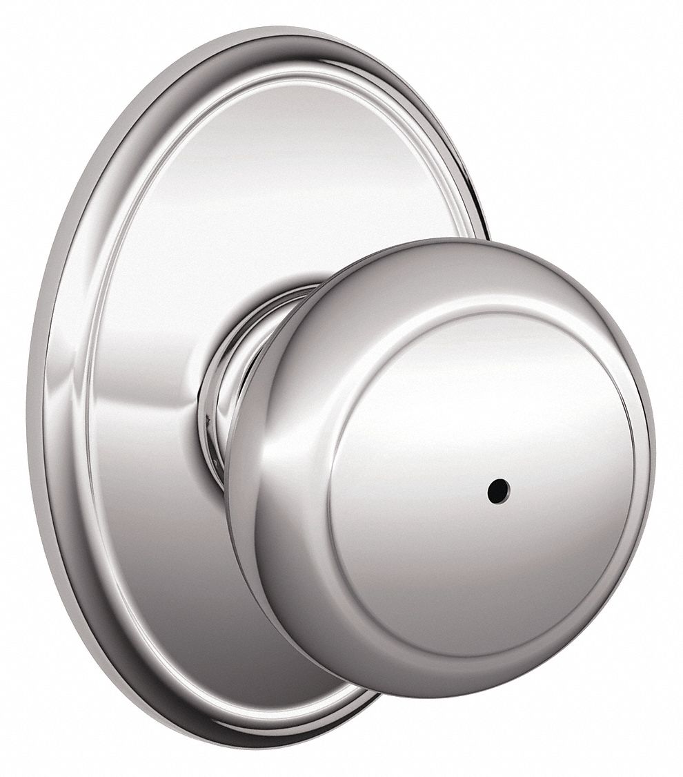 Knob Lockset Bright Chrome Privacy Gr 2 MPN:F40 AND 625 WKF