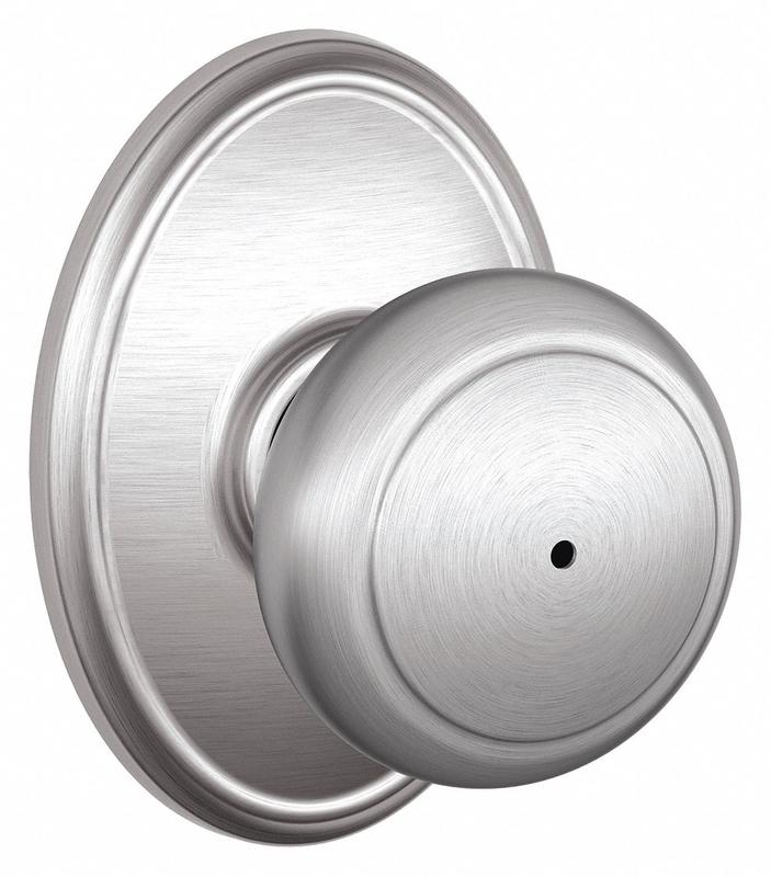 Knob Lockset Satin Chrome Privacy Gr 2 MPN:F40 AND 626 WKF