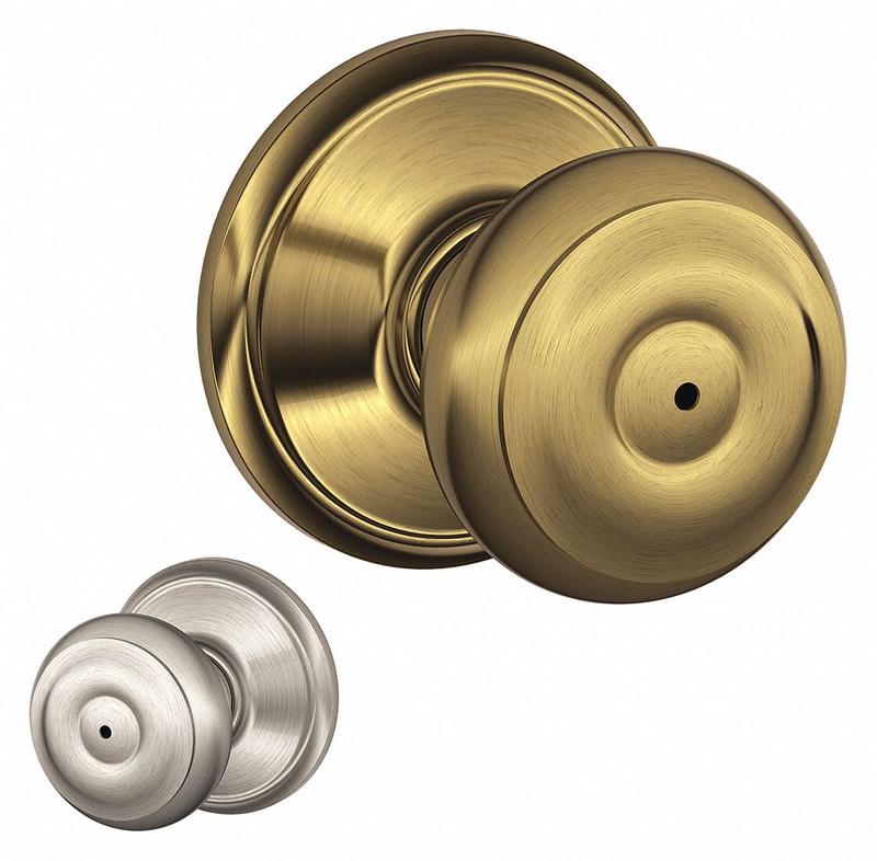 Knob Lockset Satin Nickel Privacy Gr 2 MPN:F40 GEO 609X619