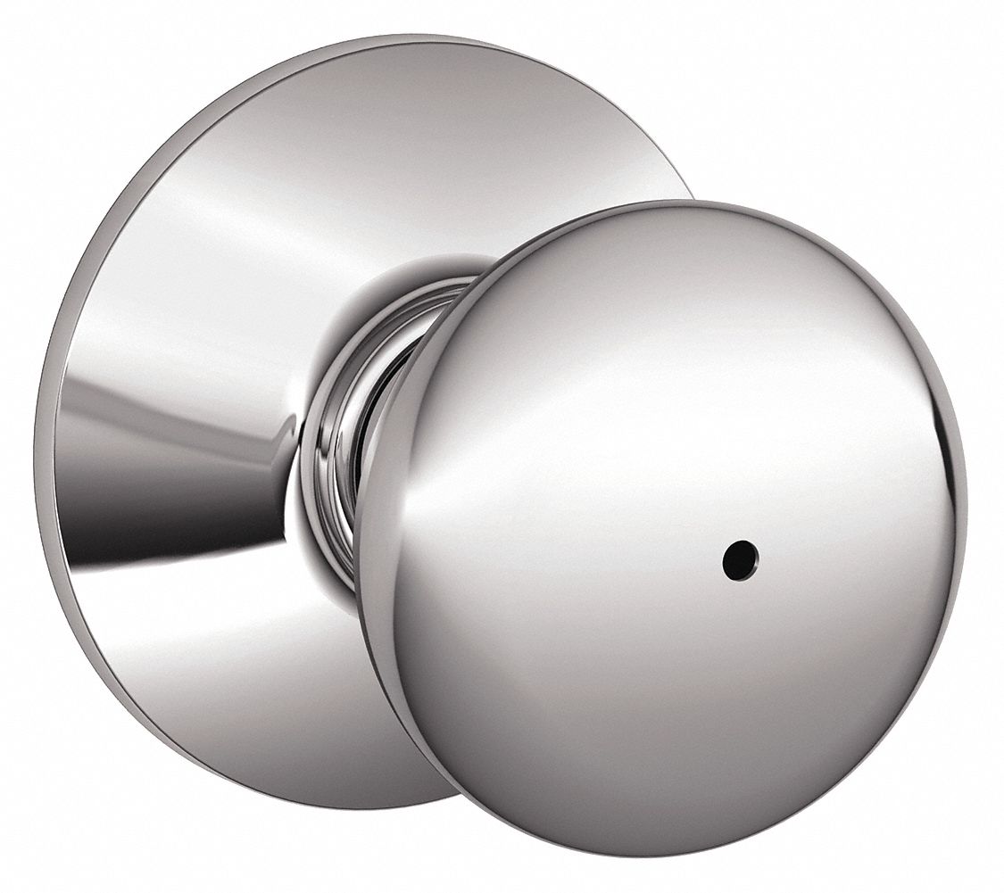 Knob Lockset Bright Chrome Privacy Gr 2 MPN:F40 PLY 625