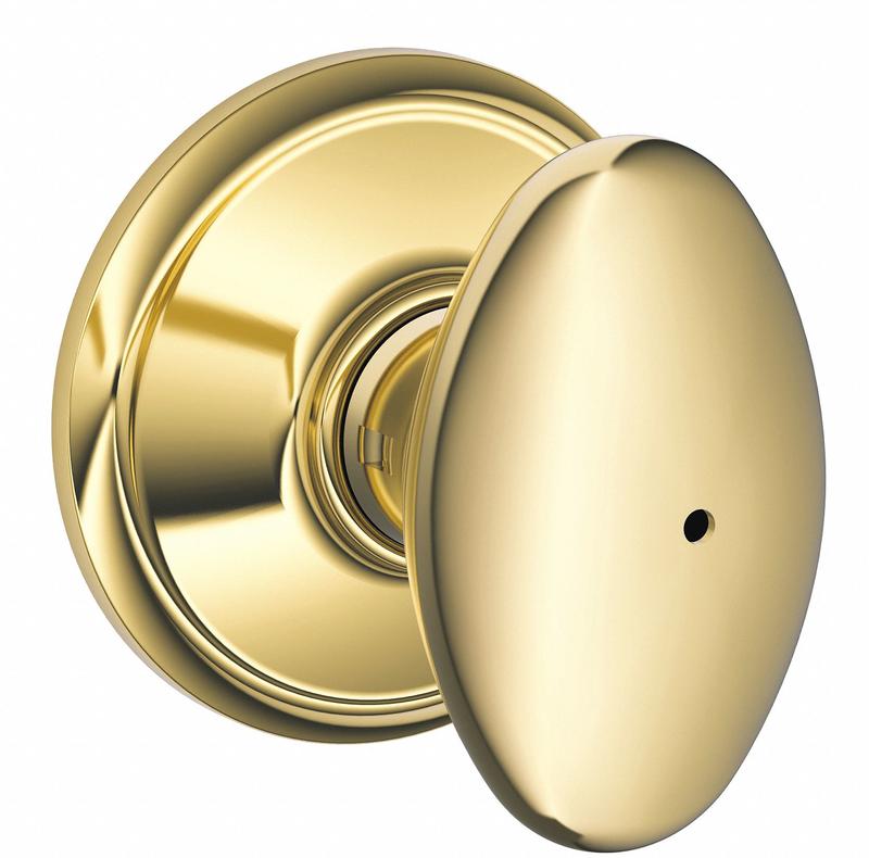 Knob Lockset Bright Chrome Privacy Gr 2 MPN:F40 SIE 605X625