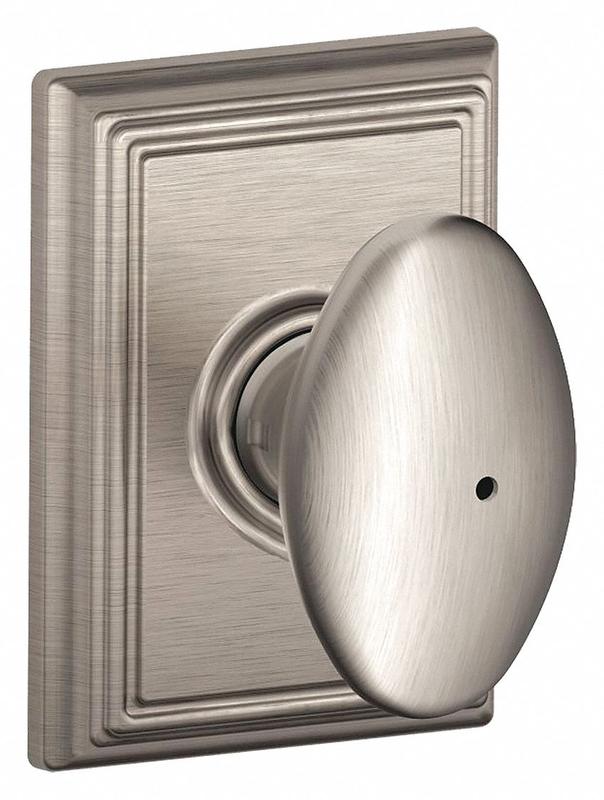 Knob Lockset Satin Nickel Privacy Gr 2 MPN:F40 SIE 619 ADD