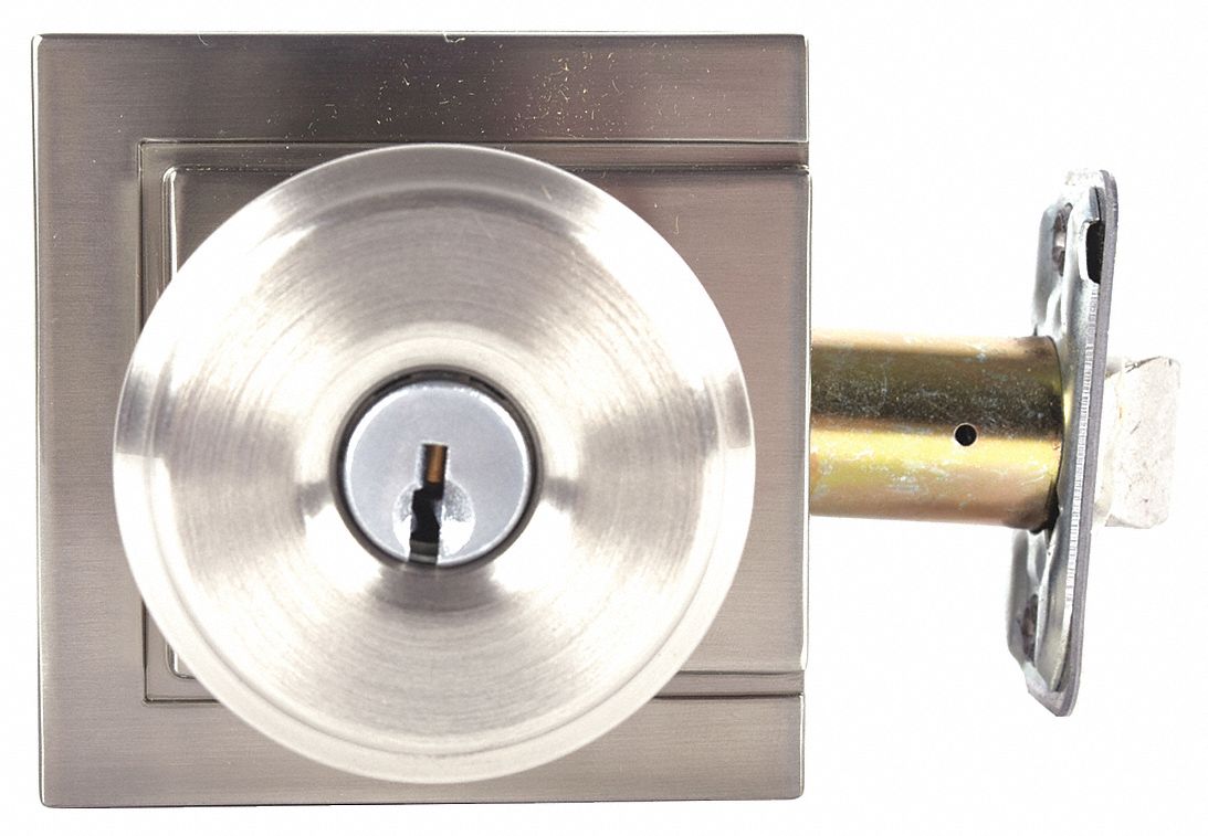 Knob Lockset Satin Nickel Entrance Gr 2 MPN:F51A BWE 619 ULD