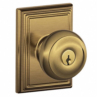 Knob Lockset Mechanical Entrance Grd. 1 MPN:F51A GEO 609 ADD