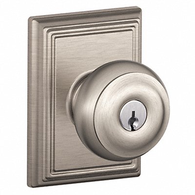 Knob Lockset Mechanical Entrance Grd. 1 MPN:F51A GEO 619 ADD