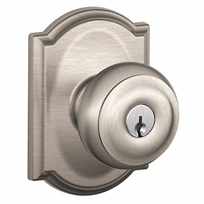 Knob Lockset Mechanical Entrance Grd. 1 MPN:F51A GEO 619 CAM