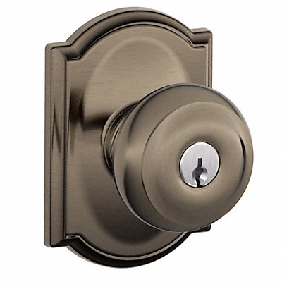 Knob Lockset Mechanical Entrance Grd. 1 MPN:F51A GEO 620 CAM