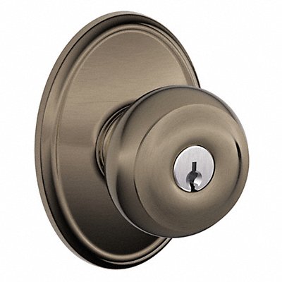 Knob Lockset Mechanical Entrance Grd. 1 MPN:F51A GEO 620 WKF