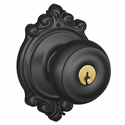 Knob Lockset Mechanical Entrance Grd. 1 MPN:F51A GEO 622 BRK