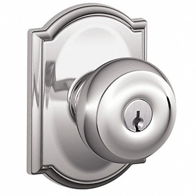 Knob Lockset Mechanical Entrance Grd. 1 MPN:F51A GEO 625 CAM