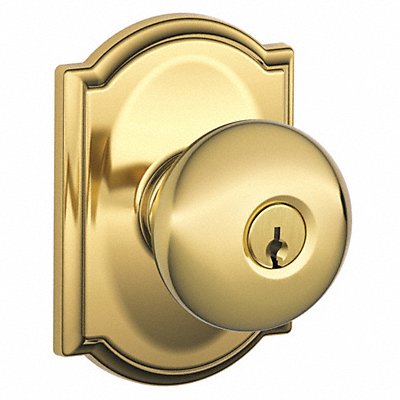 Knob Lockset Mechanical Entrance Grd. 1 MPN:F51A PLY 605 CAM