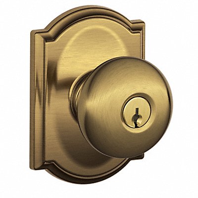 Knob Lockset Mechanical Entrance Grd. 1 MPN:F51A PLY 609 CAM