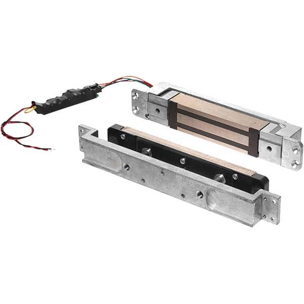 Electromagnet Locks, Average Magnetic Pull: 3000.0lb , Timer: Yes , Finish: Stainless Steel  MPN:GF3000 DSM MBS