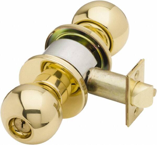 Bright Brass Storeroom Knob Lockset MPN:A80PD ORB 605
