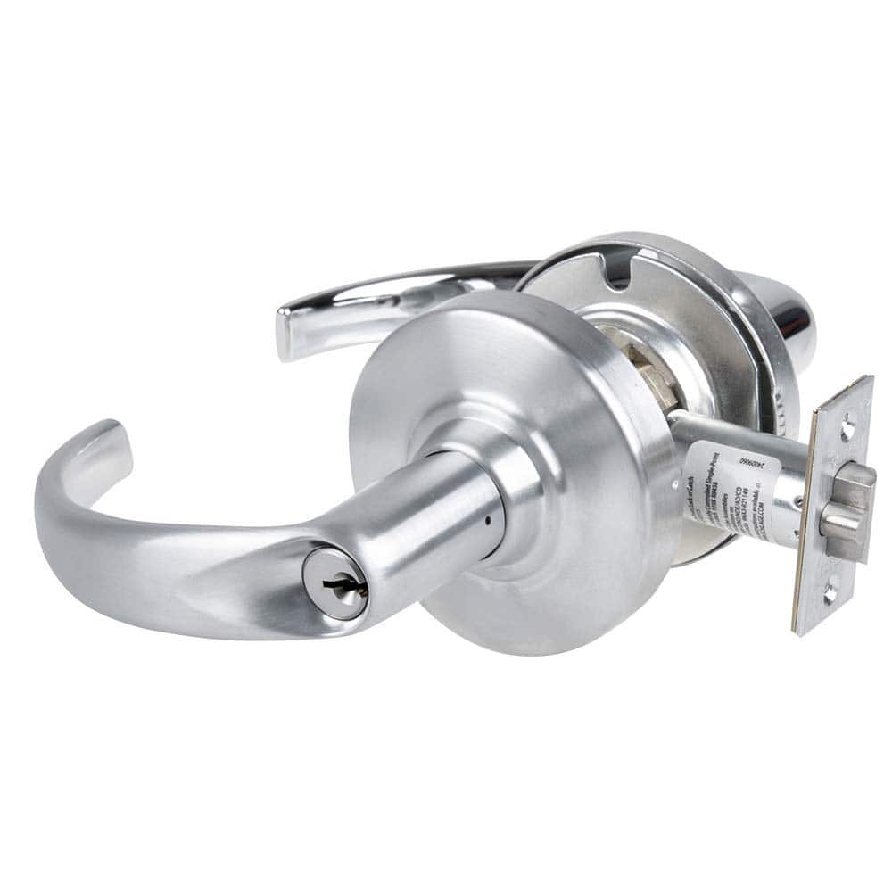 Lever Locksets, Door Thickness: 1 3/8 - 1 3/4, Key Type: Keyed Alike, Back Set: 2-3/4, For Use With: Commerical installation, Finish/Coating: Satin Chrome MPN:ALX50P SPA 626