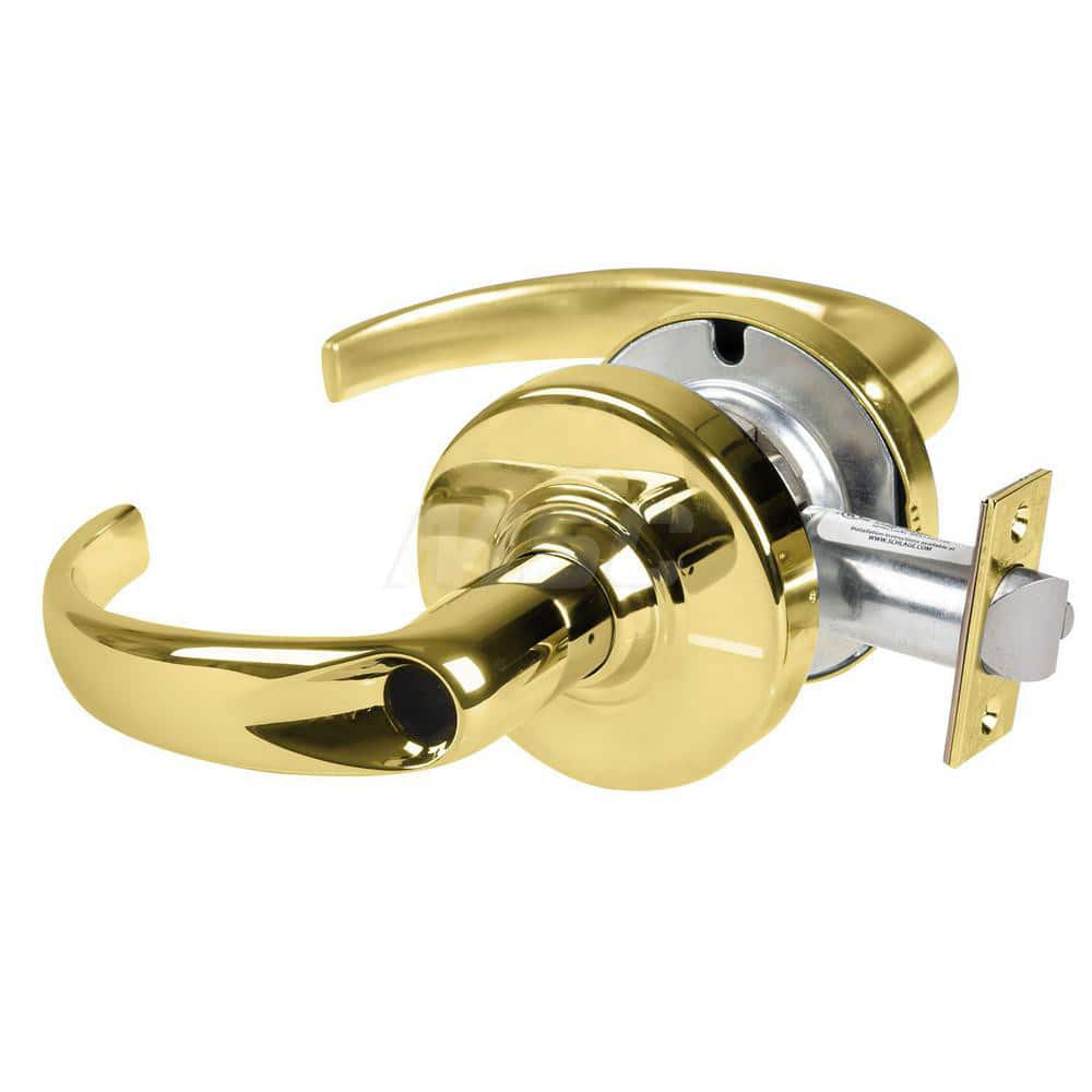 Lever Locksets, Lockset Type: Cylindrical Lock , Key Type: Keyless , Back Set: 2-3/4 (Inch), Cylinder Type: No Keyway , Material: Metal  MPN:ALX53L SPA 605