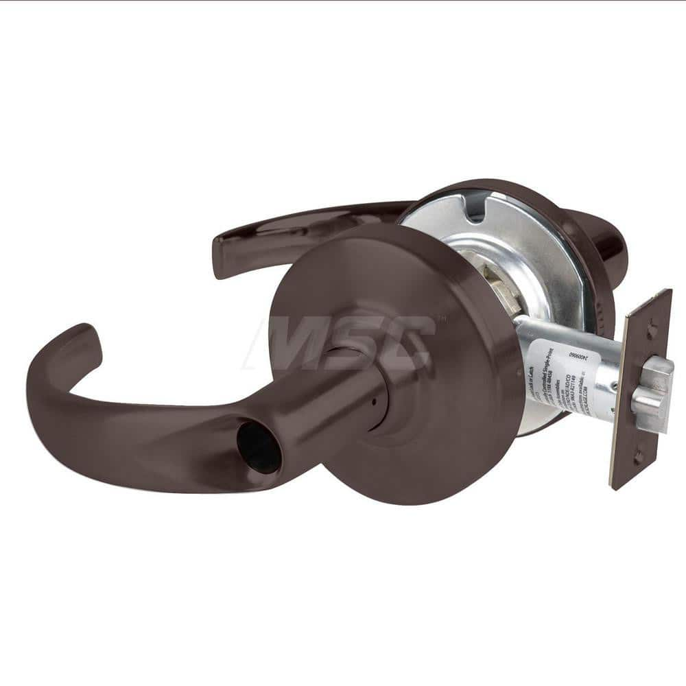 Lever Locksets, Lockset Type: Cylindrical Lock , Key Type: Keyless , Back Set: 2-3/4 (Inch), Cylinder Type: No Keyway , Material: Metal  MPN:ALX80L SPA 613