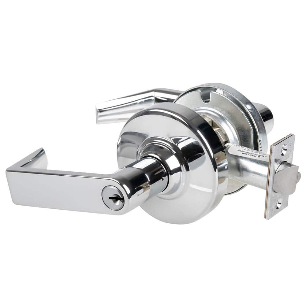 Lever Locksets, Door Thickness: 1 3/8 - 1 3/4, Key Type: Keyed Alike, Back Set: 2-3/4, For Use With: Commerical installation, Finish/Coating: Brushed Chrome MPN:ALX80P RHO 625