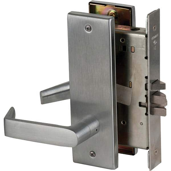 Lever Locksets, Type: Passage, Door Thickness: 1-3/4, Key Type: Conventional, Back Set: 2-3/4, For Use With: Commercial Doors, Finish/Coating: Satin Chrome MPN:L9010 06N 626