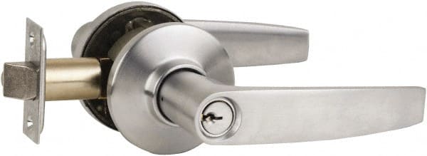 Entry Lever Lockset for 1-3/8 to 1-3/4