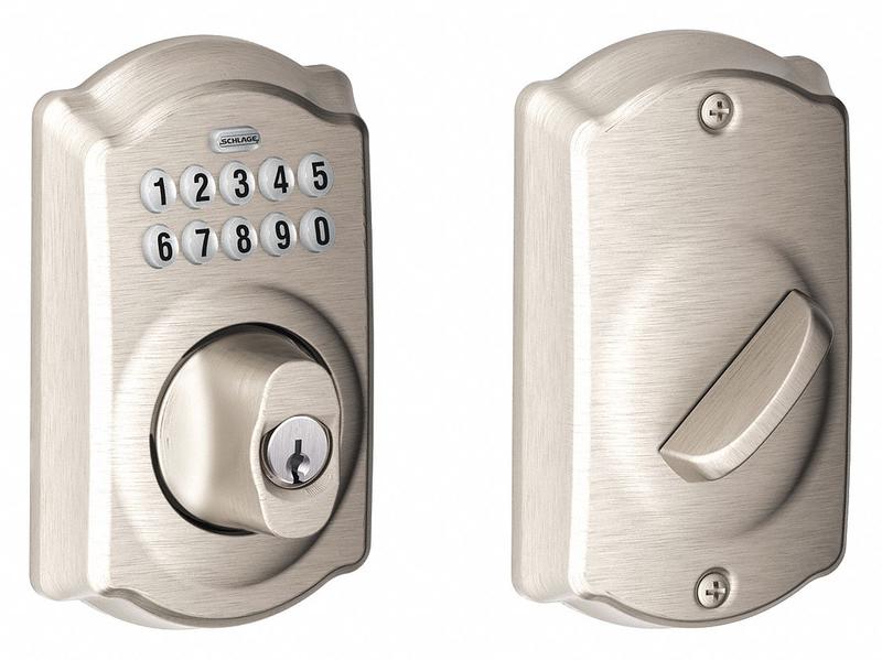 Push Button Lockset Deadbolt Handle MPN:BE365 CAM 619