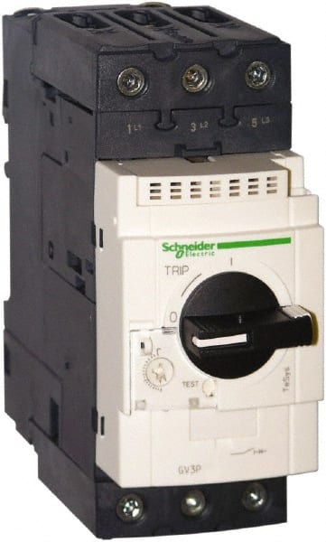 40 Amp, 690 VAC at 50/60 Hz, 3 Pole, Bolt On, Clip Motor Circuit Breaker MPN:GV3P40