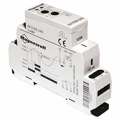 Current Sensing Relay 0.1to1A 24to240VAC MPN:841CS1-UNI