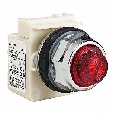 Pilot Light Incan Red 24-28VAC/DC MPN:9001KP35R31