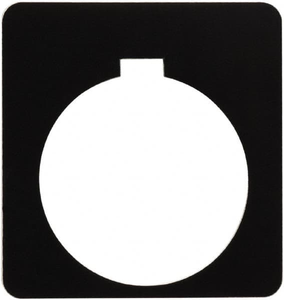 Square, Plastic Legend Plate - Blank MPN:9001KN200BP